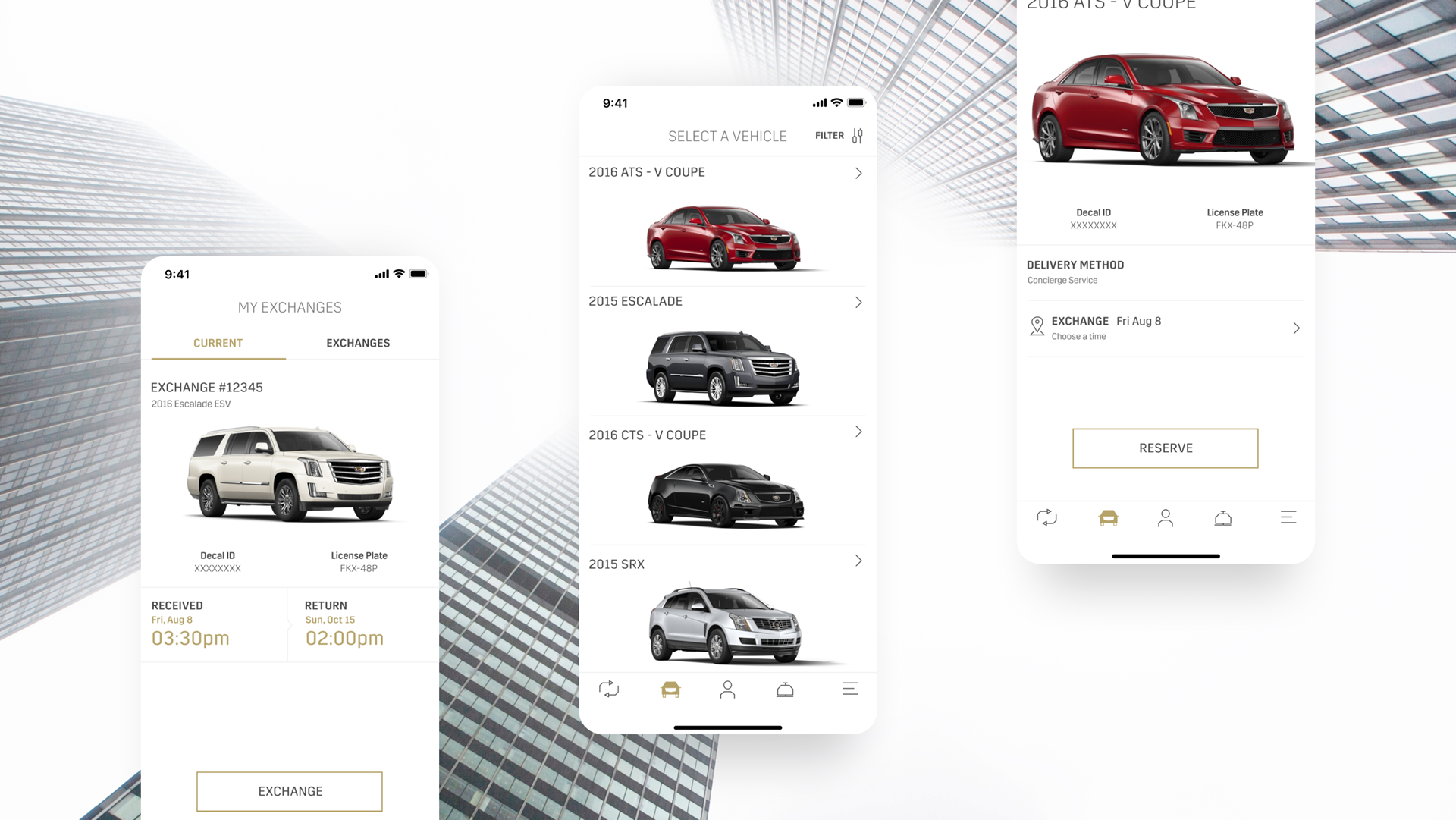 Cadillac Book user flow