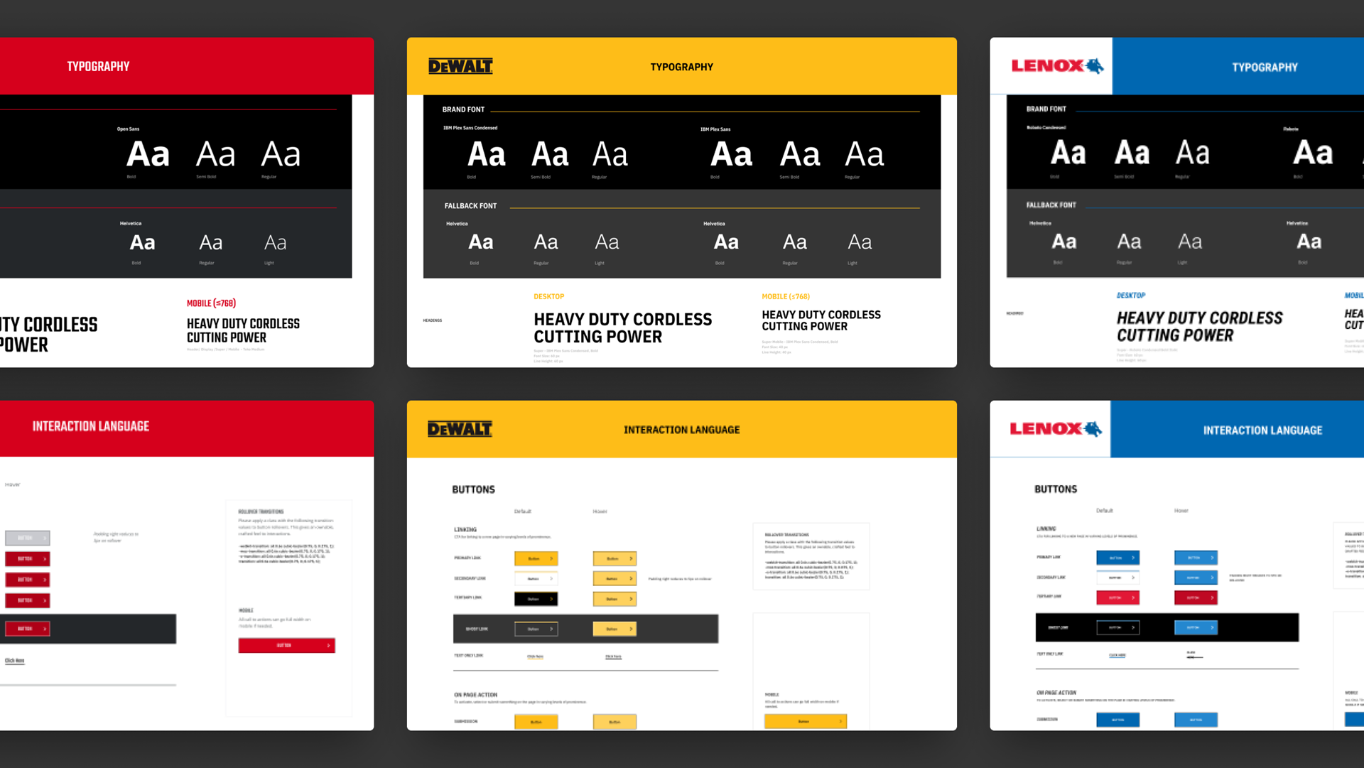 Stanley Black & Decker pattern library