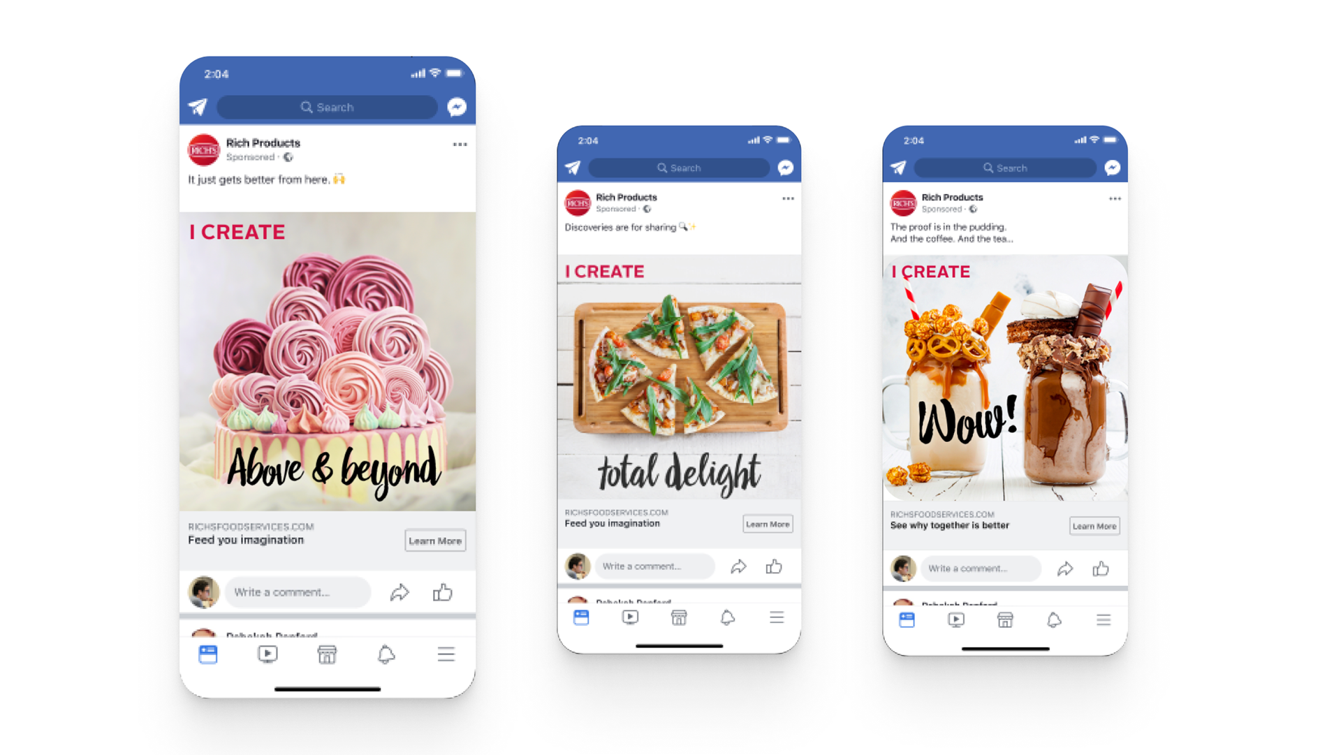 Rich's Food social media campaign