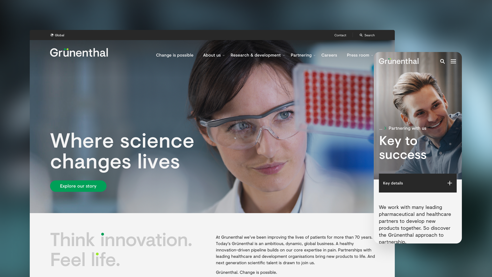 Grünenthal website